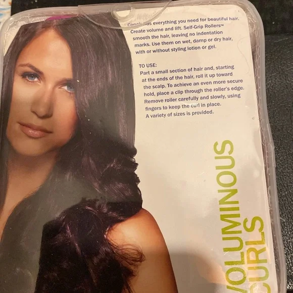 Vintage CONAIR Voluminous Curls Soft Round Rollers Velcro-Like Wrap Old-School - Picture 2 of 2